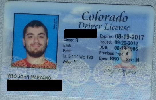 Colorado Drivers License Number - abcpin